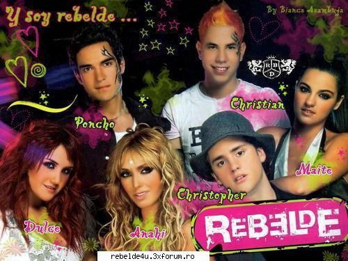 poze rebelde rocks!! Loca por poncho