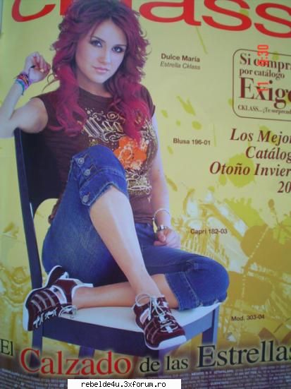 cklass alta dulcik maria!!!! love her!! <3 Loca por poncho