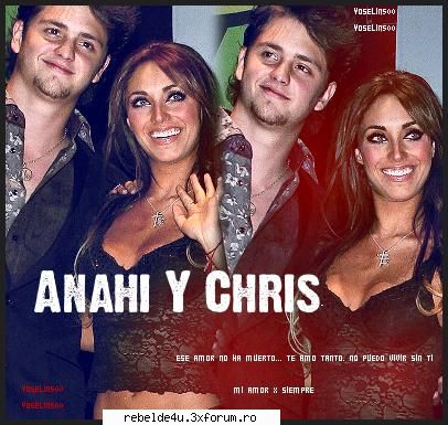 chris potriveste anahi??? a2a
