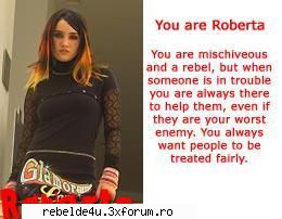 test rebelde mie mi-o ieshit roberta.. &nbsp; &nbsp;