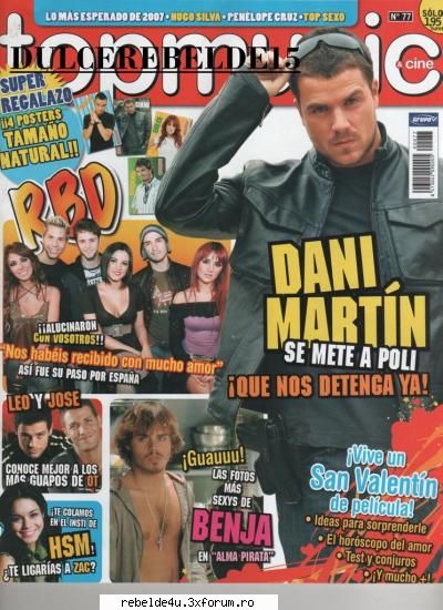 ~~Articole~~ - top music...prima - Y soy rebelde.....