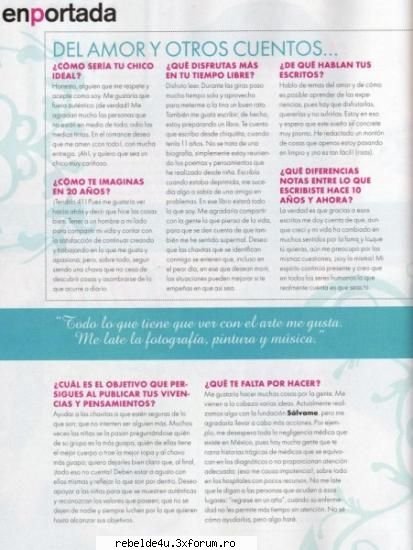 ~~Articole~~ - anita1907 - Y soy rebelde.....