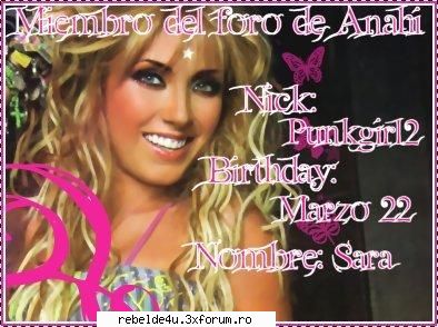 BaNnErE - anita1907 - Y soy rebelde.....