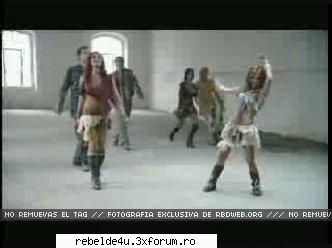Capturi din clipul ,,Ser o parecer" - Rbd..........=) - Y soy rebelde.....