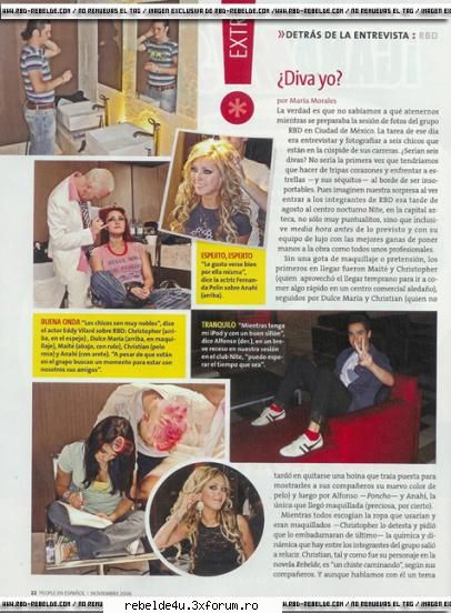 People photoshoot<3>3 - rbd_rulez - Y soy rebelde.....
