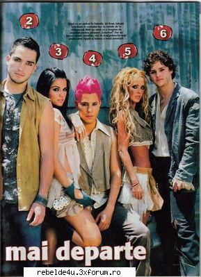 Reviste din Romania cu RBD/Rebelde! - schwarz_girl_heart - Y soy rebelde.....