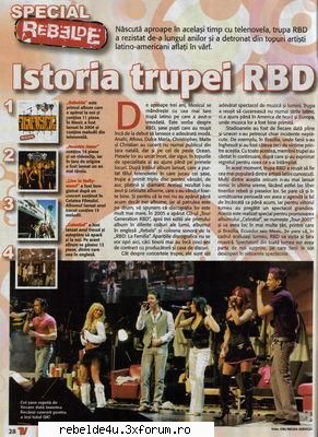 Reviste din Romania cu RBD/Rebelde! - schwarz_girl_heart - Y soy rebelde.....