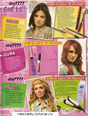 Reviste din Romania cu RBD/Rebelde! - schwarz_girl_heart - Y soy rebelde.....