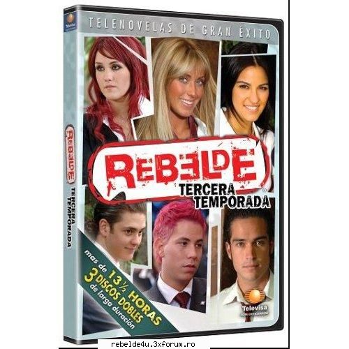 <Scans CD> - Coperta DVD Rebelde...3ra temporada - Y soy rebelde.....