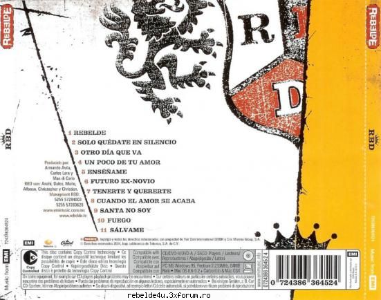 <Scans CD> - schwarz_girl_heart - Y soy rebelde.....